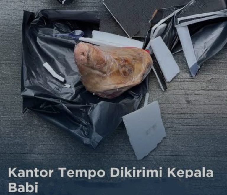 Kantor Redaksi TEMPO Diteror Kepala Babi