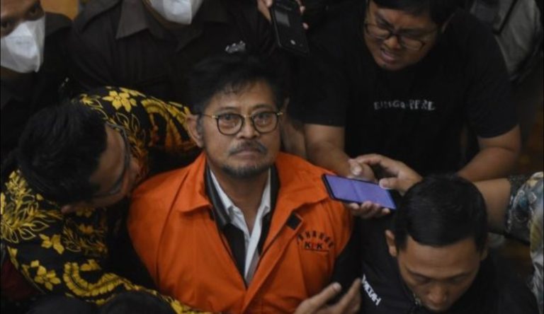 KPK Eksekusi SYL ke Lapas Sukamiskin