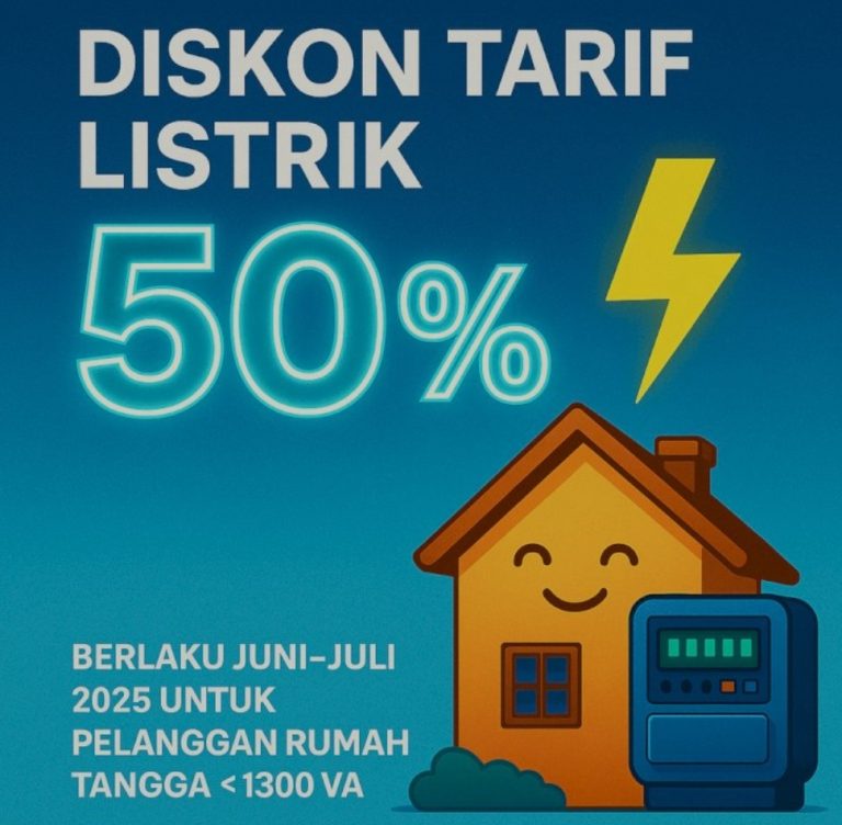 Ada Diskon Listrik 50% di Juni-Juli Bagi 79 Juta Rumah Tangga