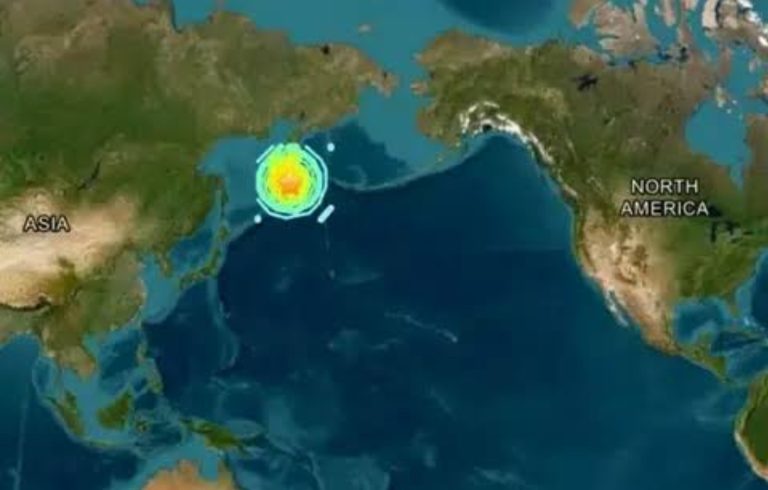 Gempa Dahsyat 8,6 SR dan Tsunami Guncang Kamchatka, Rusia