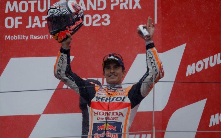 Marc Marquez Raih Mahkota Ketujuh MotoGP di Motegi, Bagnaia Juara GP Jepang